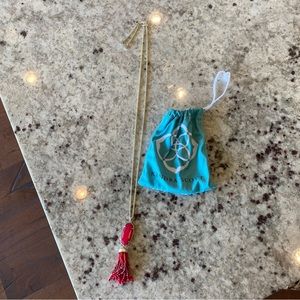 Kendra Scott Eva Necklace Red Mother of Pearl